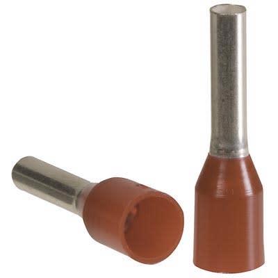 Altech Corp. 2204.0/100 Ferrule 16 AWG HI-1.5/14 0.31 in. 0.55 in. 0.31 in. L x 0.08 in. Dia. Red