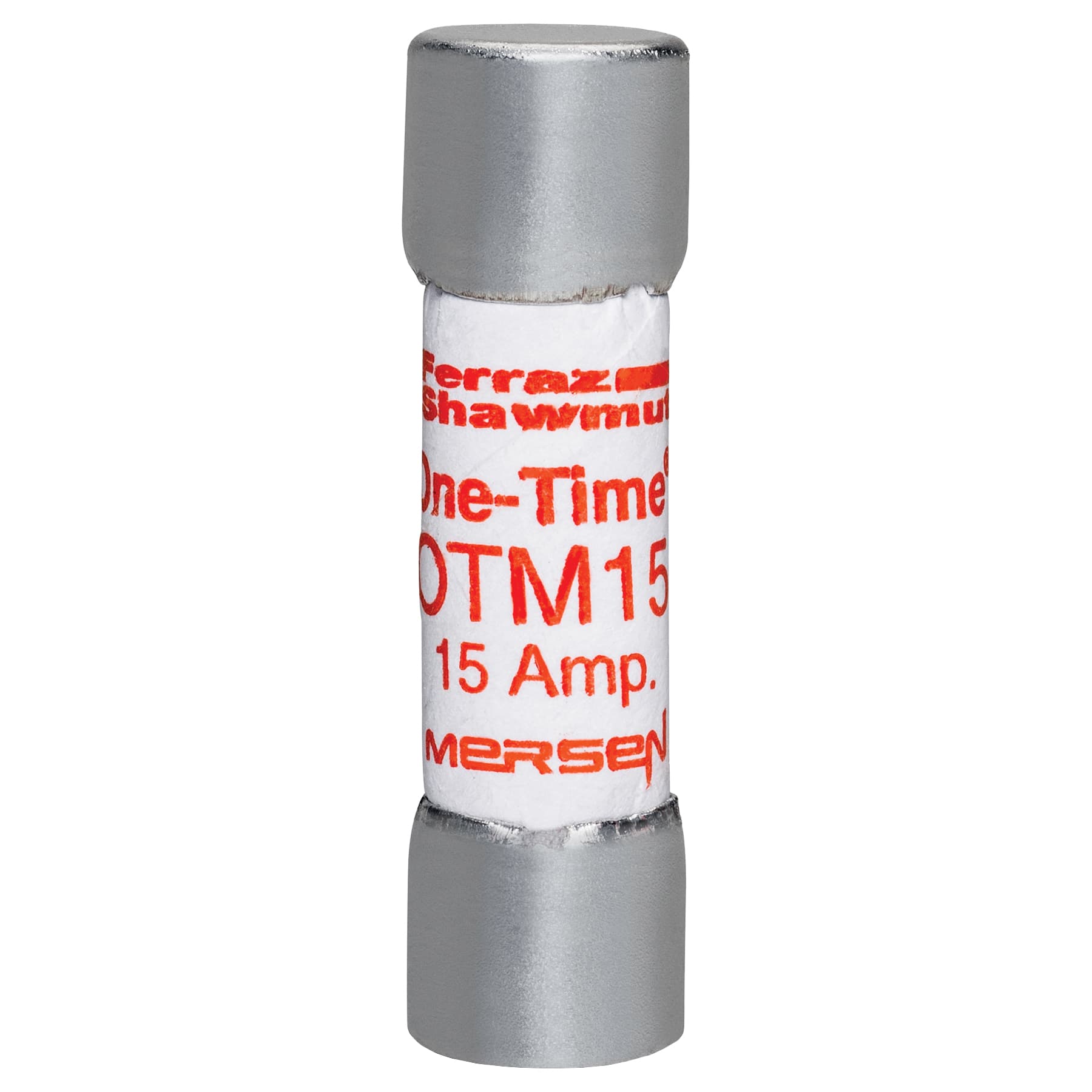 Mersen OTM15 OTM15 Mersen - Fuse OTM - Midget - Fast-Acting 250VAC 15A Ferrule Amp-Trap®