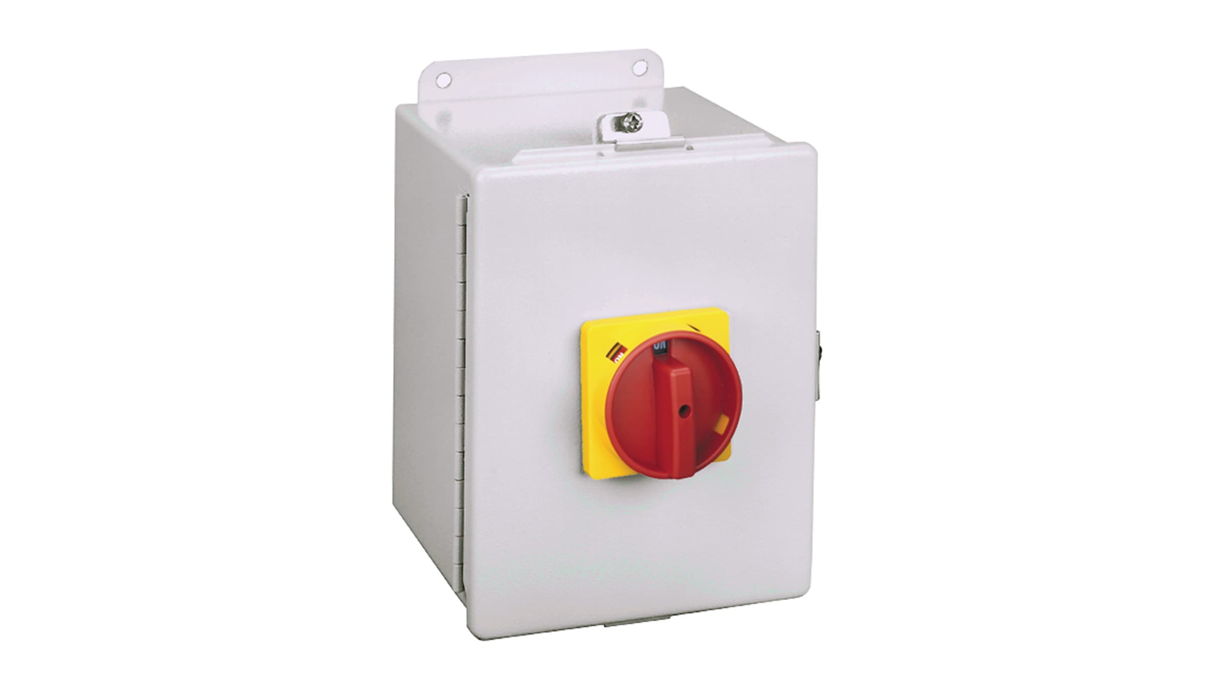 Sprecher + Schuh LA7-100-1753-WN-PE-TN Sprecher + Schuh LA7-100-1753-WN-PE-TN - LA7 UL508 Disconnect Switch, Enclosed, 100A, 3-Pole, Painted Steel 1/3/12/4, Red/Yellow OFF-ON GND and Neutral Term LA7-100-1753-WN-PE-TN on Advantage Electric Supply