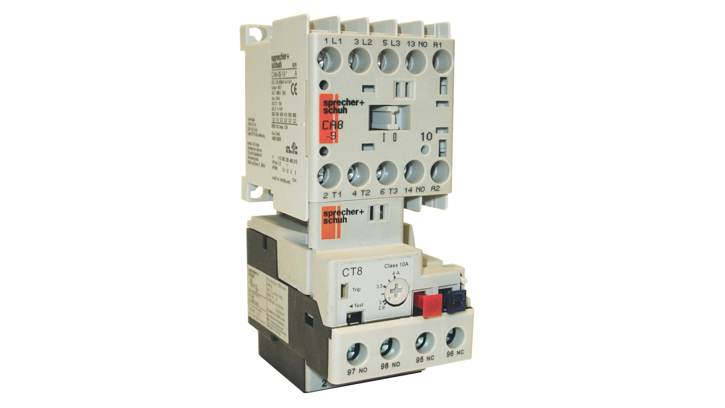 Sprecher + Schuh CAT8-09-01-120-8B20 Sprecher + Schuh CAT8-09-01-120-8B20 - CAT8 Starter FVNR 3-Phase, Miniature 9 A, 110V 50Hz/120V 60Hz AC, 1.4-2.0A Direct Mnt O/L, Open Type, 1NC CAT8-09-01-120-8B20 on Advantage Electric Supply