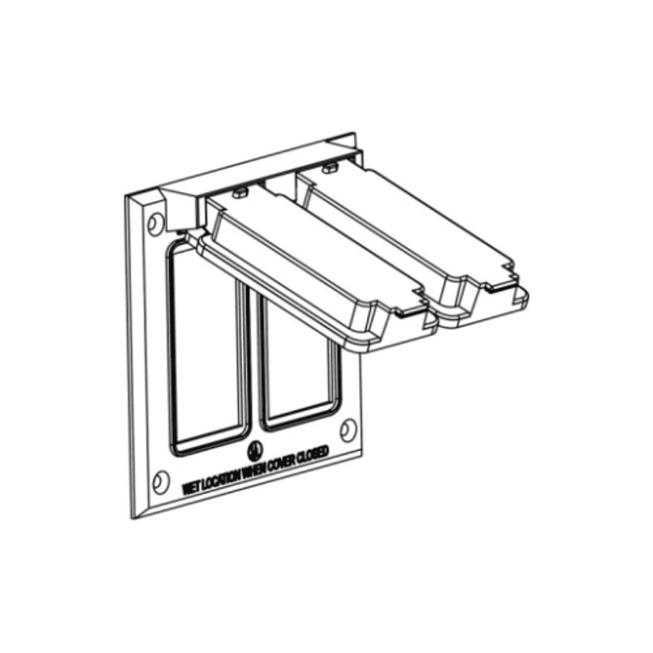 Orbit Industries 2C-2G Orbit 2C-2G Outlet Boxes/Covers/Accessories EA 2C-2G on Advantage Electric Supply