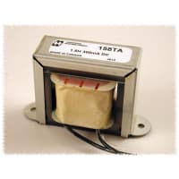 Hammond Manufacturing 158TA DC reactor, filter choke, open channel mount, inductance 1.5H, DC current 300 ma. 158TA on Advantage Electric Supply