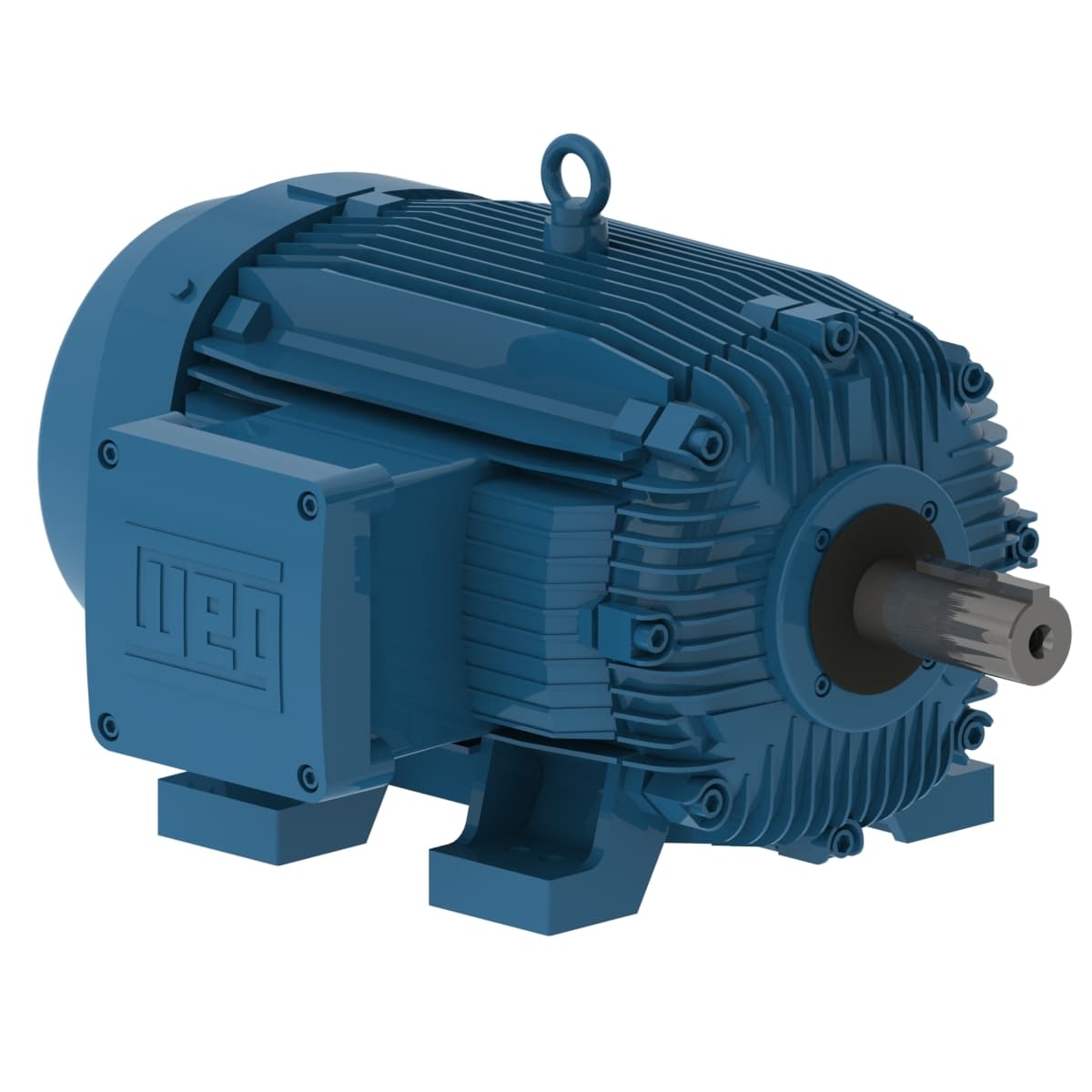 WEG 10036XT3H405TS W21 Explosion-proof Motor NEMA Premium Efficiency 100 HP 2P 404/5TS 3Ph 575 V 60 Hz IC411 - TEFC - Foot-mounted 10036XT3H405TS on Advantage Electric Supply