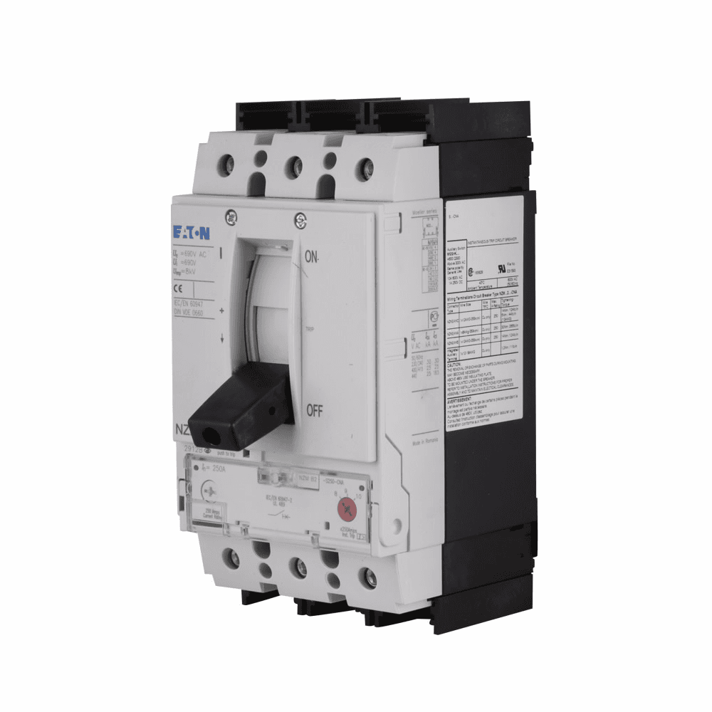 Eaton NZMB2-AF40-BT-NA NZMB2-AF40-BT-NA Eaton - Eaton Series NZM complete molded case circuit breaker, NZM2-frame, NZMB2, Fixed thermal, adjustable magnetic trip, Three-pole, 40A, 440 Vac, 25 kAIC, Box, Distribution circuit protection, 40-40A, 320-400A delayed, Front frame clamp, 40-40A NZMB2-AF40-BT-NA on Advantage Electric Supply