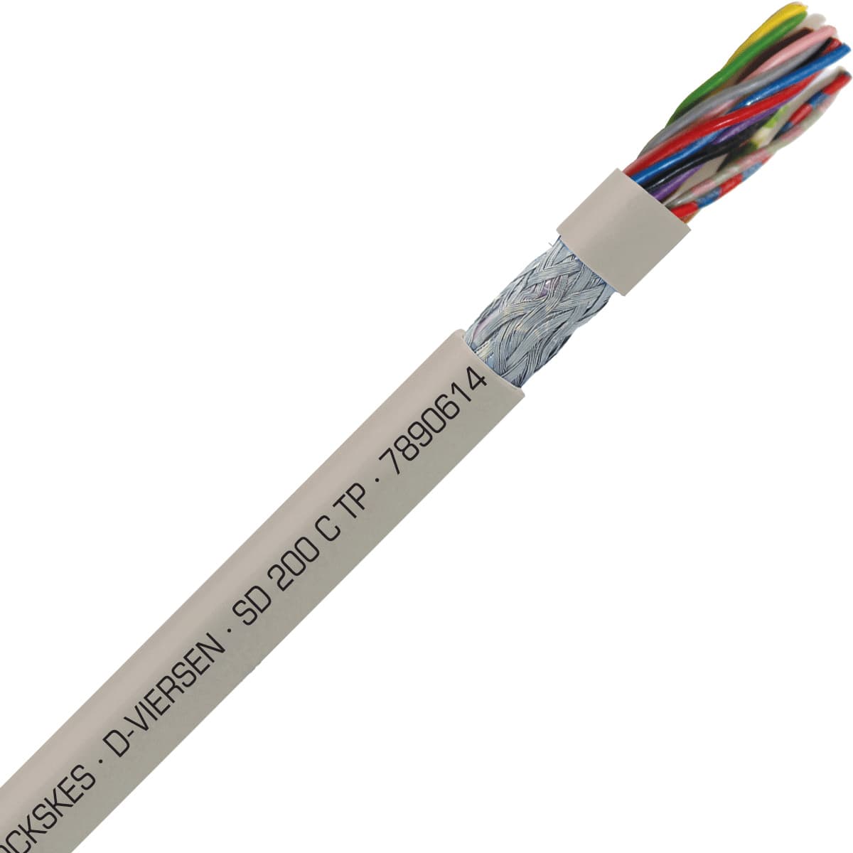 SAB 7890614 SD 200 C TP - 26 AWG/6 pr, shielded halogen free continuous flex oil resistant paired data cable, CE, RoHS 7890614 on Advantage Electric Supply