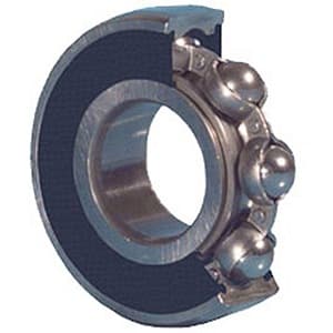 Leeson 61819-2RSR Single Row Ball Bearing; 95MM Bore; 120MM Outside Diameter; 13MM Outer Race Width; 2 Seals; ABEC 1 | ISO P0; No Filling Slot; No Snap Ring; C0-Medium Internal Clearance; Steel Cage 61819-2RSR on Advantage Electric Supply