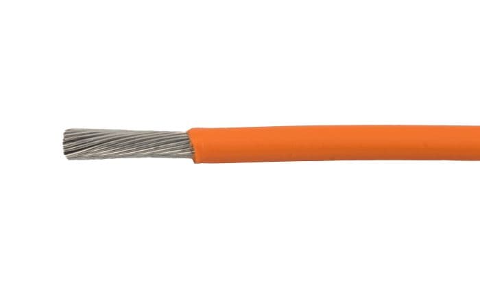 Alpha Wire 67150 OR033 Alpha 67150 OR033 Metric EcoWire® Hook-Up/Lead Wire - 15 AWG - 84/0.16 Stranding Orange mPPE Insulation - 100 Meter Put-Up 67150 OR033 on Advantage Electric Supply