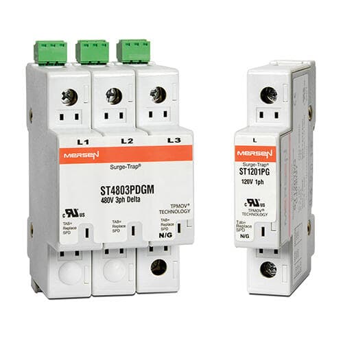 Mersen ST4803PY SPD - Modular ST Series 480Y/277V L-L VPR 1800V L-L MCOV 640V 50 kA 3P Visual ST4803PY on Advantage Electric Supply