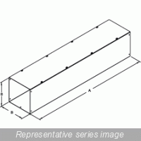 Hammond Manufacturing CWSC224NK Straight Section w/o KO - 2.5 x 2.5 x 24 - Steel/Gray CWSC224NK on Advantage Electric Supply