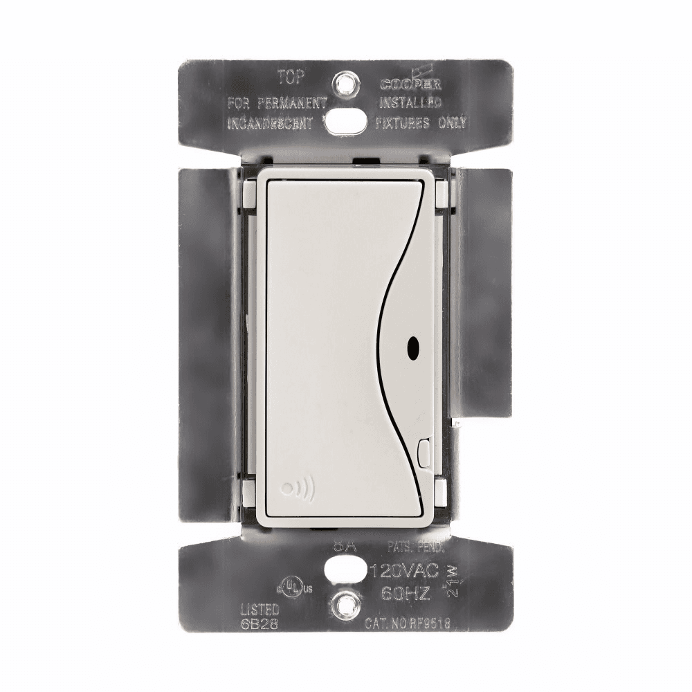 Eaton RF9518DS RF9518DS Eaton - Eaton Z-Wave designer switch, Power Failure Memory, 8A, 120V, Desert sand, 60 Hz, Incandescent, Single-pole, Three or four-way, Multi-location, 60W minimum load RF9518DS on Advantage Electric Supply
