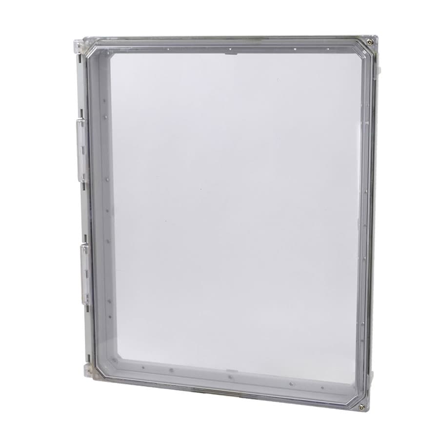 Allied Moulded Products AMHMI206CCHTP 20"x16" HMI Cover Kit with 2-screw (tamper-proof) hinged clear cover AMHMI206CCHTP on Advantage Electric Supply