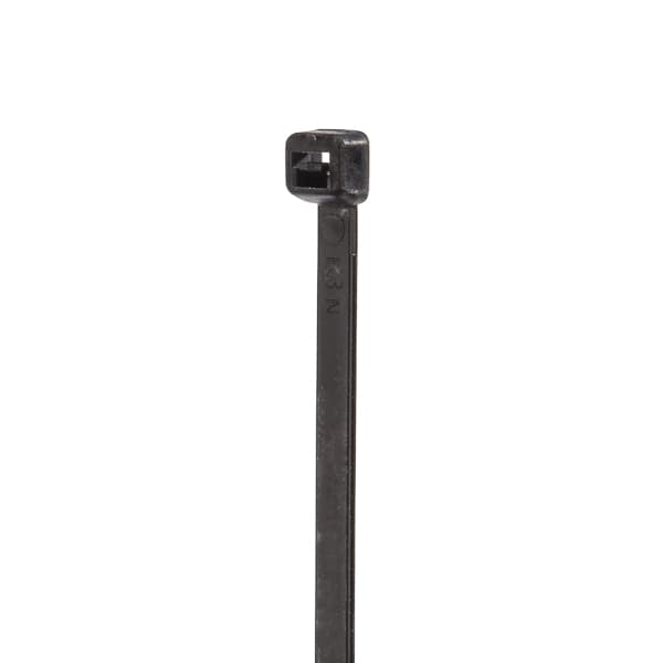 NSI Industries 8750 8 INCH BLACK CABLE TIE, 75LB MIN. TENSILE STRENGTH, 100/BAG 8750 on Advantage Electric Supply