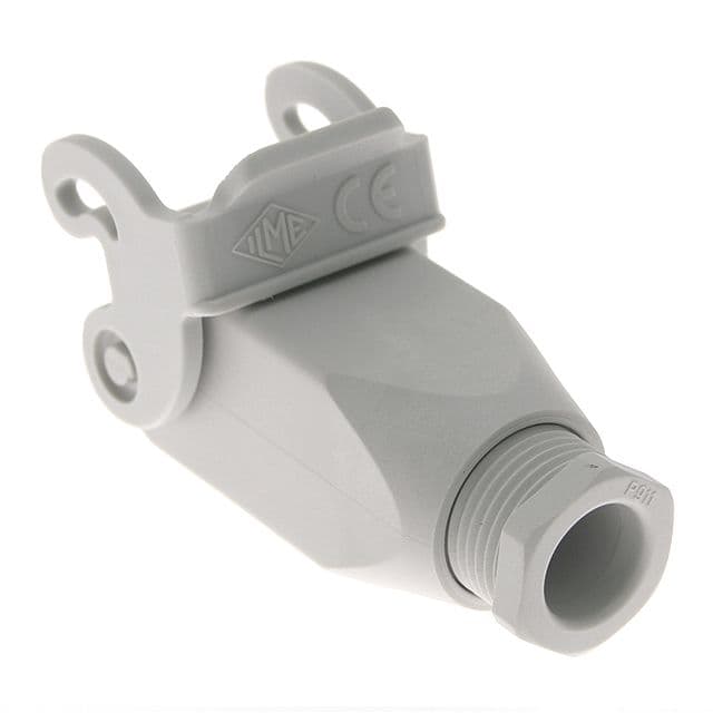 Mencom CK-03VG Plastic, Rectangular Hood, size 21.21, Single Latch, Top PG11 cable entry, White CK-03VG on Advantage Electric Supply