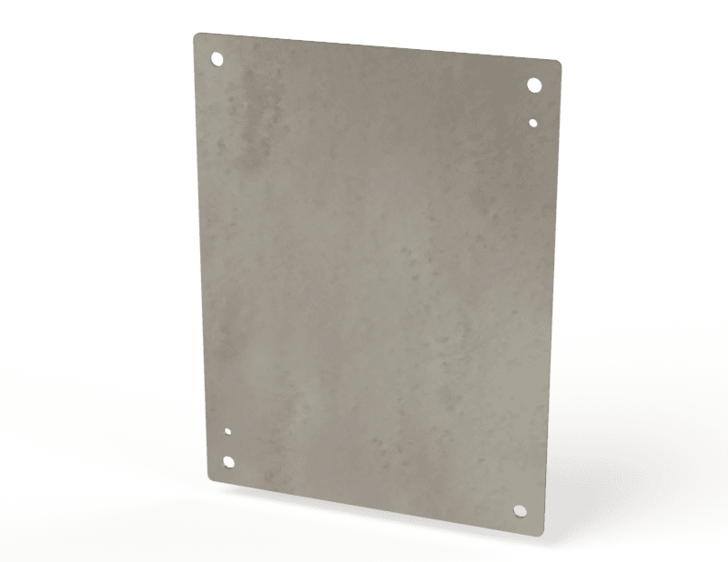 Saginaw Control SCE-20P16GALV Subpanel, Flat Galvannealed, Height:17.00", Width:13.00", Depth:0.13", SCE-20P16GALV on Advantage Electric Supply