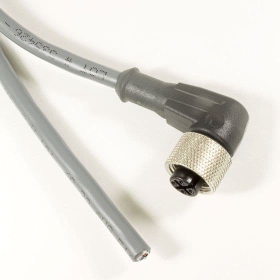 Alpha Wire AW0400105 SL401 OBSOLETE - Alpha Connect Cordset - M12 Female 90° to Cut End - 22AWG 4 Poles - AW0400105 - Slate - 20M (65.6ft) AW0400105 SL401 on Advantage Electric Supply