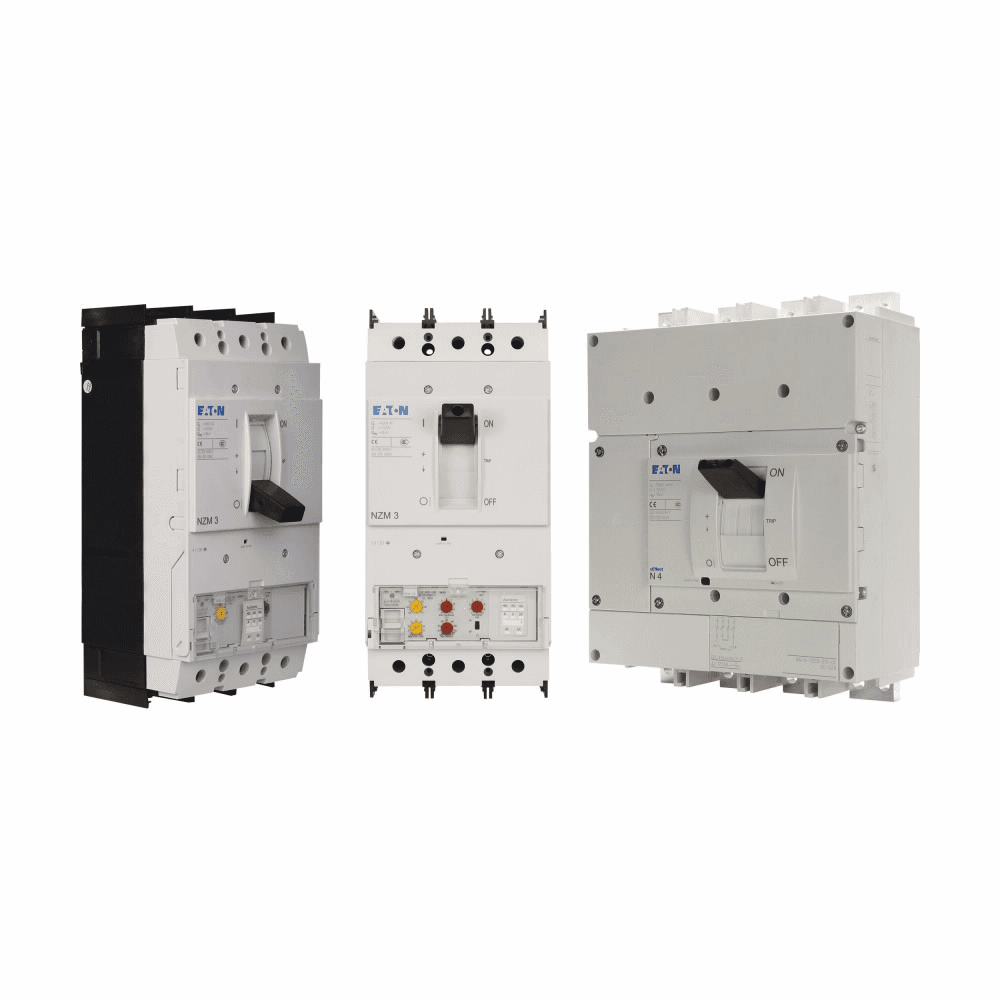 Eaton NZMN4-VE800 NZMN4-VE800 Eaton - Eaton Series NZM complete molded case circuit breaker, NZM4-frame, NZMN4, Thermal-magnetic trip, 800-8000A delayed, 1600-9600A delayed, Three-pole, 800A, 690 Vac, 50 kAIC at 400 Vac, Bolt-on, Selective and gen. protect., Front screw NZMN4-VE800 on Advantage Electric Supply