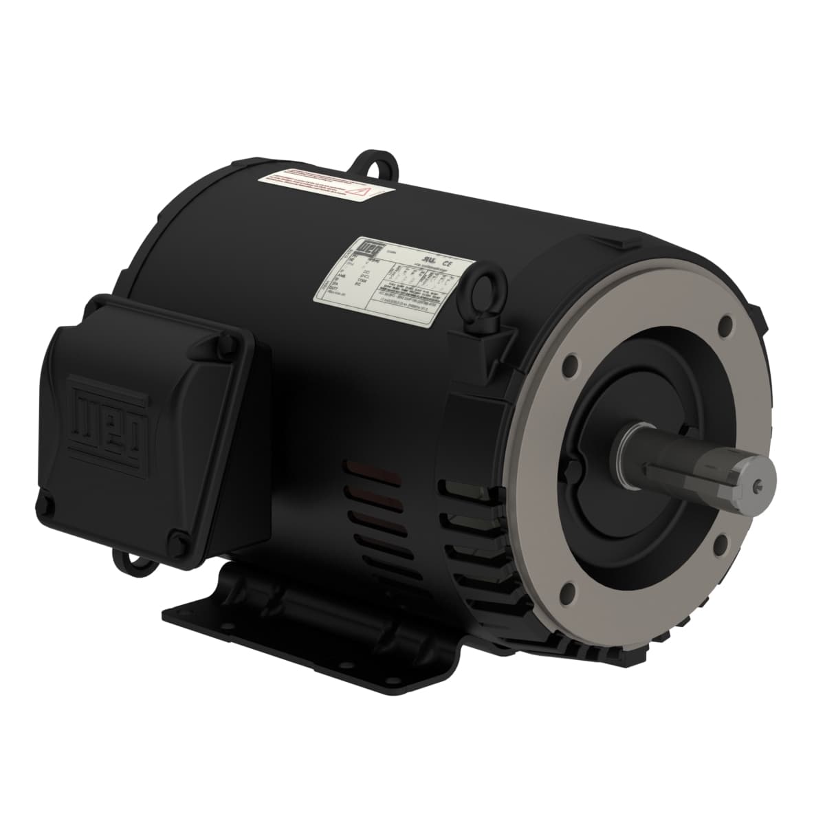 WEG 01036OT3H213TC-S Rolled Steel NEMA Premium Efficiency 10 HP 2P 213/5TC 3Ph 575 V 60 Hz IC01 - ODP - Foot-mounted 01036OT3H213TC-S on Advantage Electric Supply