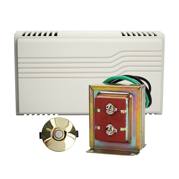 NSI Industries TAC212WS Chime Kit Stucco w/Transformer and 2 Pushbuttons TAC212WS on Advantage Electric Supply