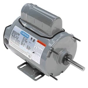 Leeson 100700 Multi Speed; 1/3HP; 48Y Frame Size; 1800 Sync RPM; 115/230 Voltage; AC; TENV Enclosure; NEMA Frame Profile; Single Phase; 60 Hertz; Rigid; Base; 1/2" Shaft Diameter; 3" Base to Center of Shaft; 10.65" Overall Length; 72 Efficiency Full Load 100700 on Advantage Electric Supply