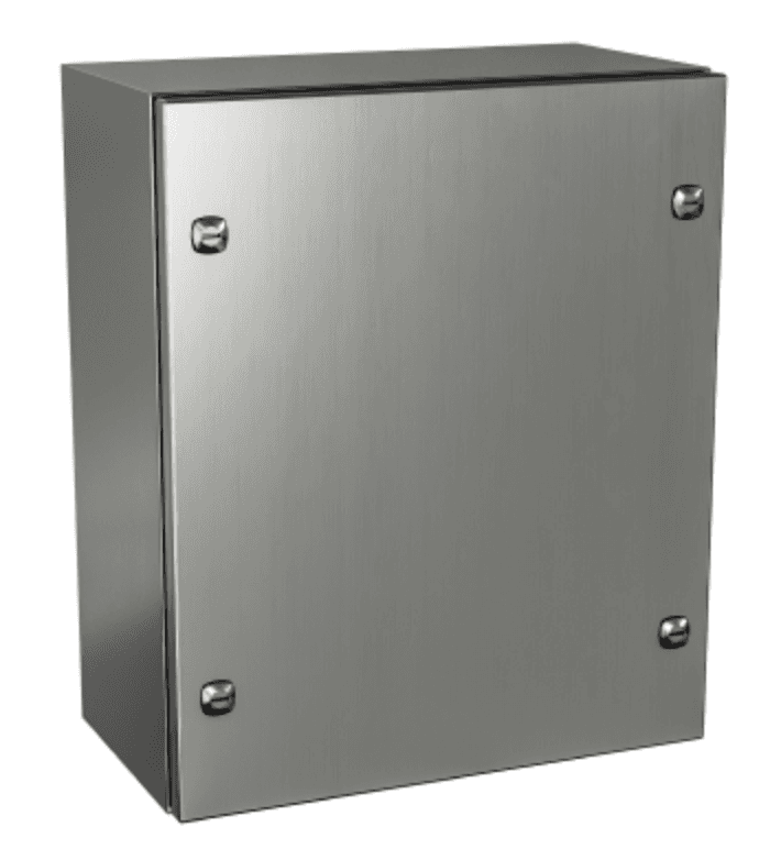 Eurobex Manufacturing 5412 ESSQT603608TH 5412 ESSQT603608TH EXM - SS quarter turn cover enclosures (Insulated) 5412 ESSQT603608TH on Advantage Electric Supply