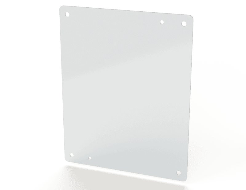 Saginaw Control SCE-12N10MP Subpanel, Flat Nema-1, Height:10.00", Width:8.00", Depth:0.08", SCE-12N10MP on Advantage Electric Supply