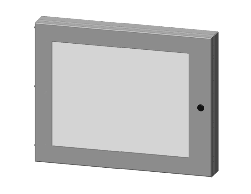 Saginaw Control SCE-HWK1418 Kit, Hinged Window, Height:14.00", Width:18.00", Depth:1.50", ANSI-61 gray powder coat. SCE-HWK1418 on Advantage Electric Supply