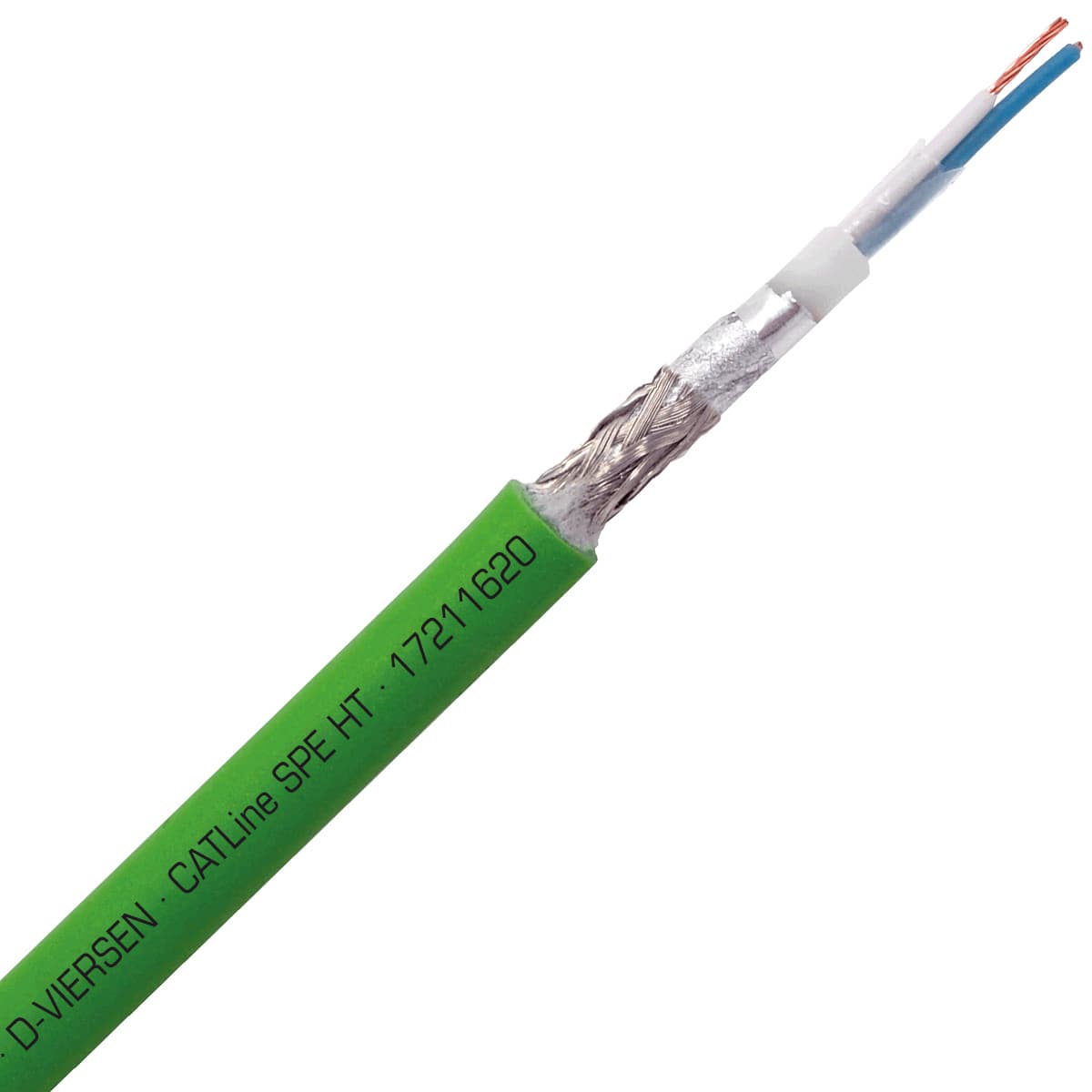 SAB 17211620 CATLine SPE HT- 26 AWG/1pr, high temperature resistant ethernet cable, UL, EAC, CE, RoHS 17211620 on Advantage Electric Supply