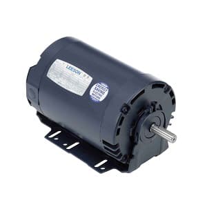 Leeson 111953 Multi Speed; 1/4 and 1/2HP; 56H Frame Size; 1800/1200 Sync RPM; 115 Voltage; AC; DP Enclosure; NEMA Frame Profile; Single Phase; 60 Hertz; Resilient; Base; 5/8" Shaft Diameter; 3-1/2" Base to Center of Shaft; 12.32" Overall Length 111953 on Advantage Electric Supply