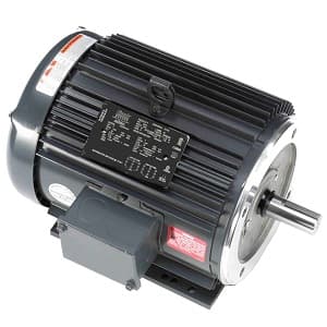 Leeson LM33485 General Purpose; 3HP; 182TC Frame Size; 1800 Sync RPM; 230/460 Voltage; AC; TEFC Enclosure; NEMA Frame Profile; Three Phase; 60 Hertz; Rigid; Base; 1-1/8" Shaft Diameter; 4-1/2" Base to Center of Shaft; 14.97" Overall Length LM33485 on Advantage Electric Supply