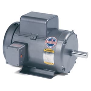 Baldor Electric Company DEL3733TM Pump; 7-1/2HP; 215T Frame Size; 1800 Sync RPM; 230 Voltage; AC; TEFC Enclosure; NEMA Frame Profile; Single Phase; 60 Hertz; Foot Mounted; Base; 1-3/8" Shaft Diameter; 5-1/4" Base to Center of Shaft; 20.77" Overall Length; 85 Efficiency Full Load DEL3733TM on Advantage Electric Supply
