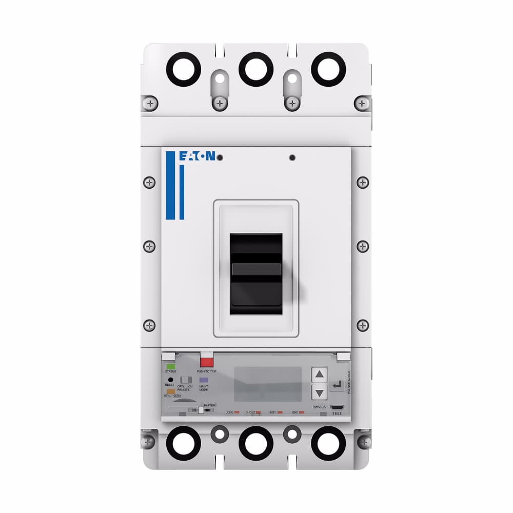 Eaton PDG32P0125P4WK Eaton Power Defense molded case circuit breaker, Globally Rated, Frame 3, Two Pole, 125A, 100kA/480V, PXR25 ARMS LSI w/ Modbus RTU, ZSI and Relays, Standard Terminals Line Only (PDG3X2TA300) PDG32P0125P4WK on Advantage Electric Supply