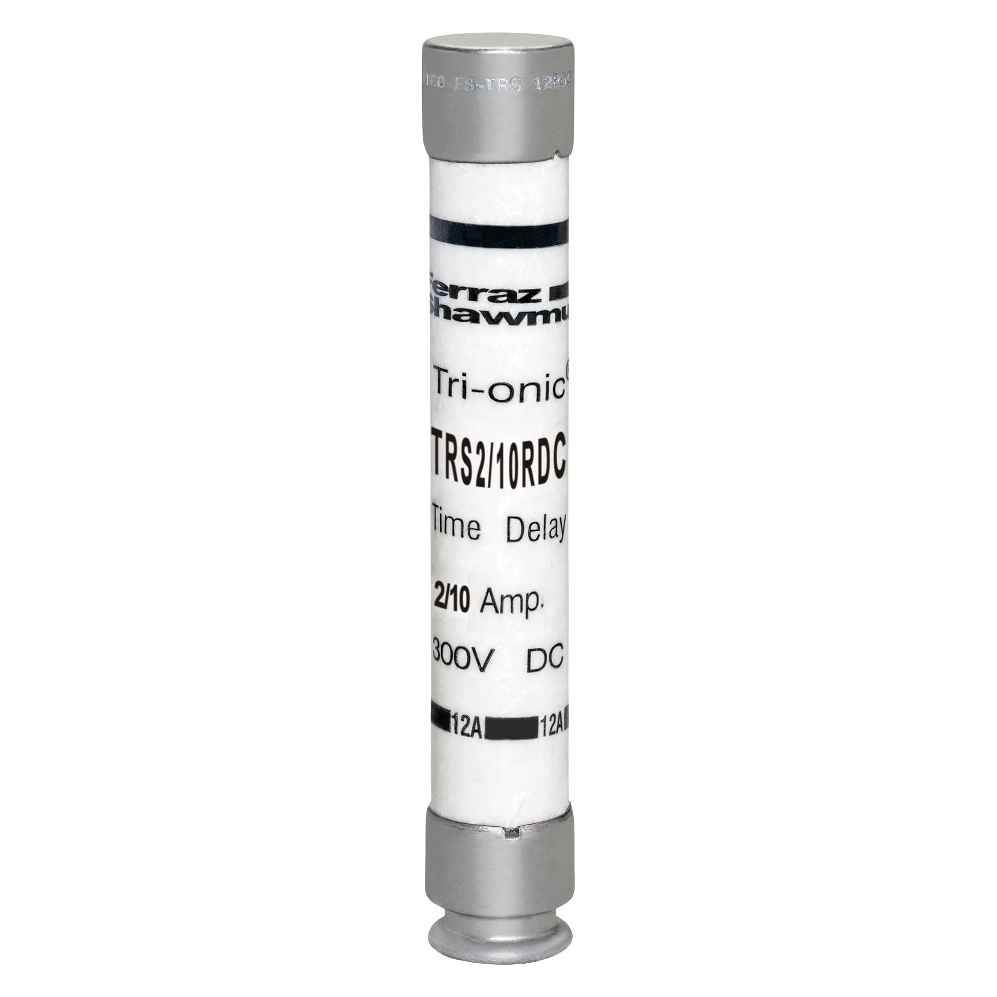 Mersen TRS2/10RDC TRS2/10RDC Mersen - Fuse TRS-RDC - Class RK5 - Time-Delay 300VDC 0.2A Ferrule Tri-Onic® TRS2/10RDC on Advantage Electric Supply