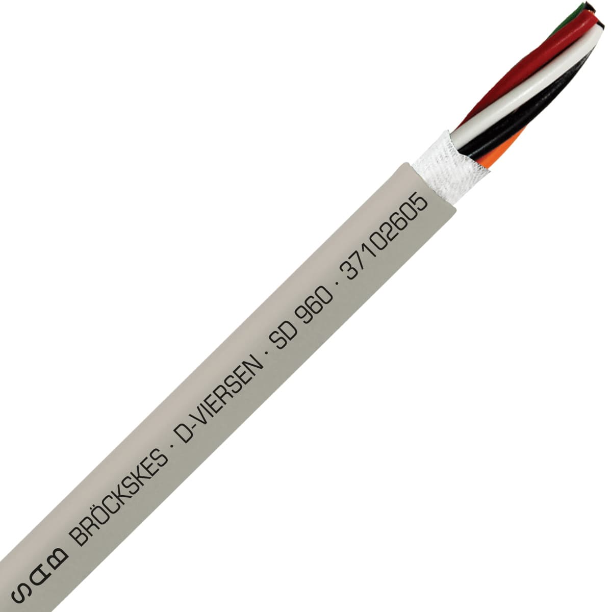 SAB 37102605 SD 960 - 26 AWG/5c, oil resistant, continuous flex PVC data and communication cable, UL, CE, RoHS 37102605 on Advantage Electric Supply