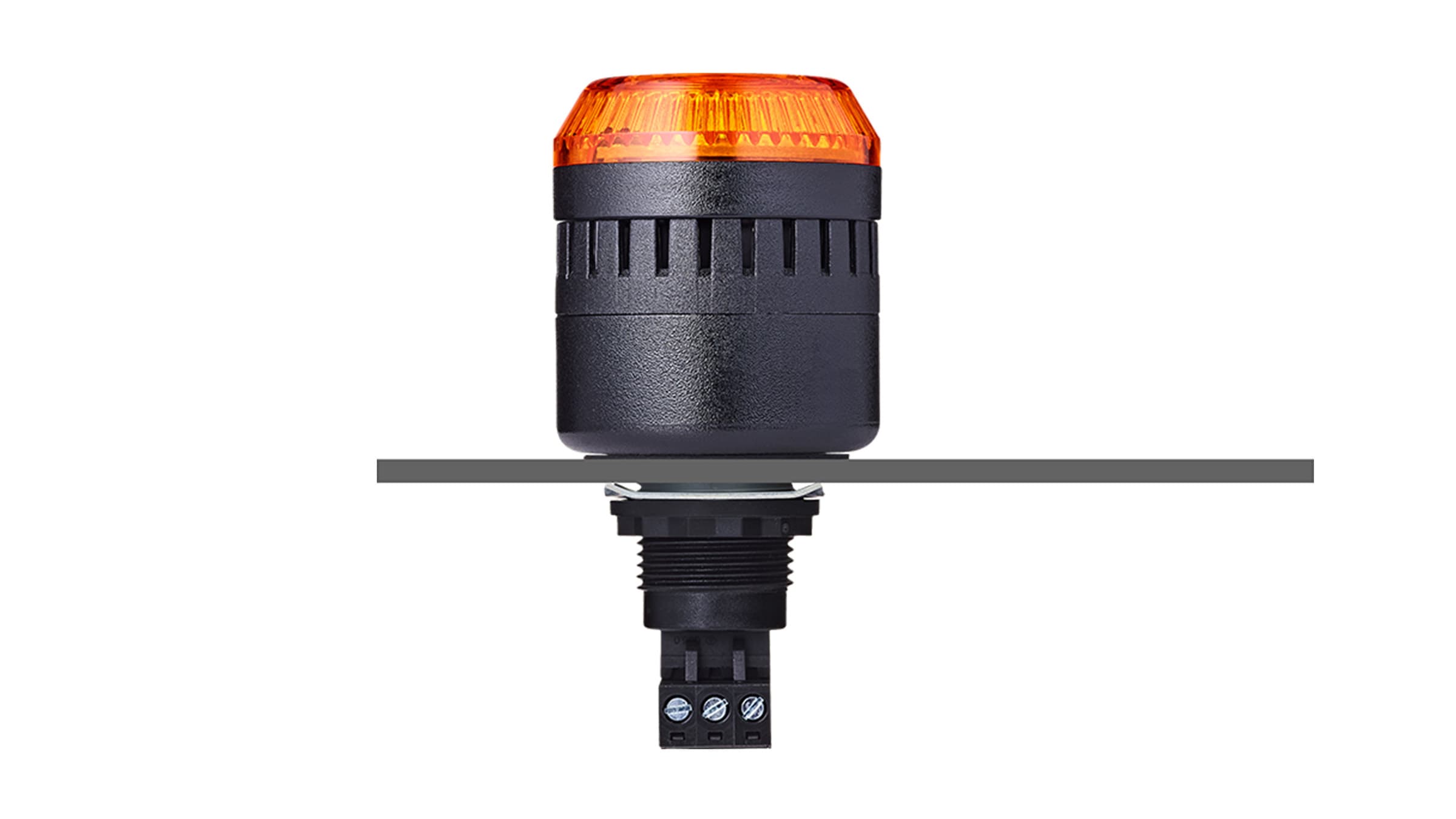 Sprecher + Schuh 813111404 Sprecher + Schuh 813111404 - ELM LED panel mount buzzer 12 V AC/DC amber, grey 813111404 on Advantage Electric Supply
