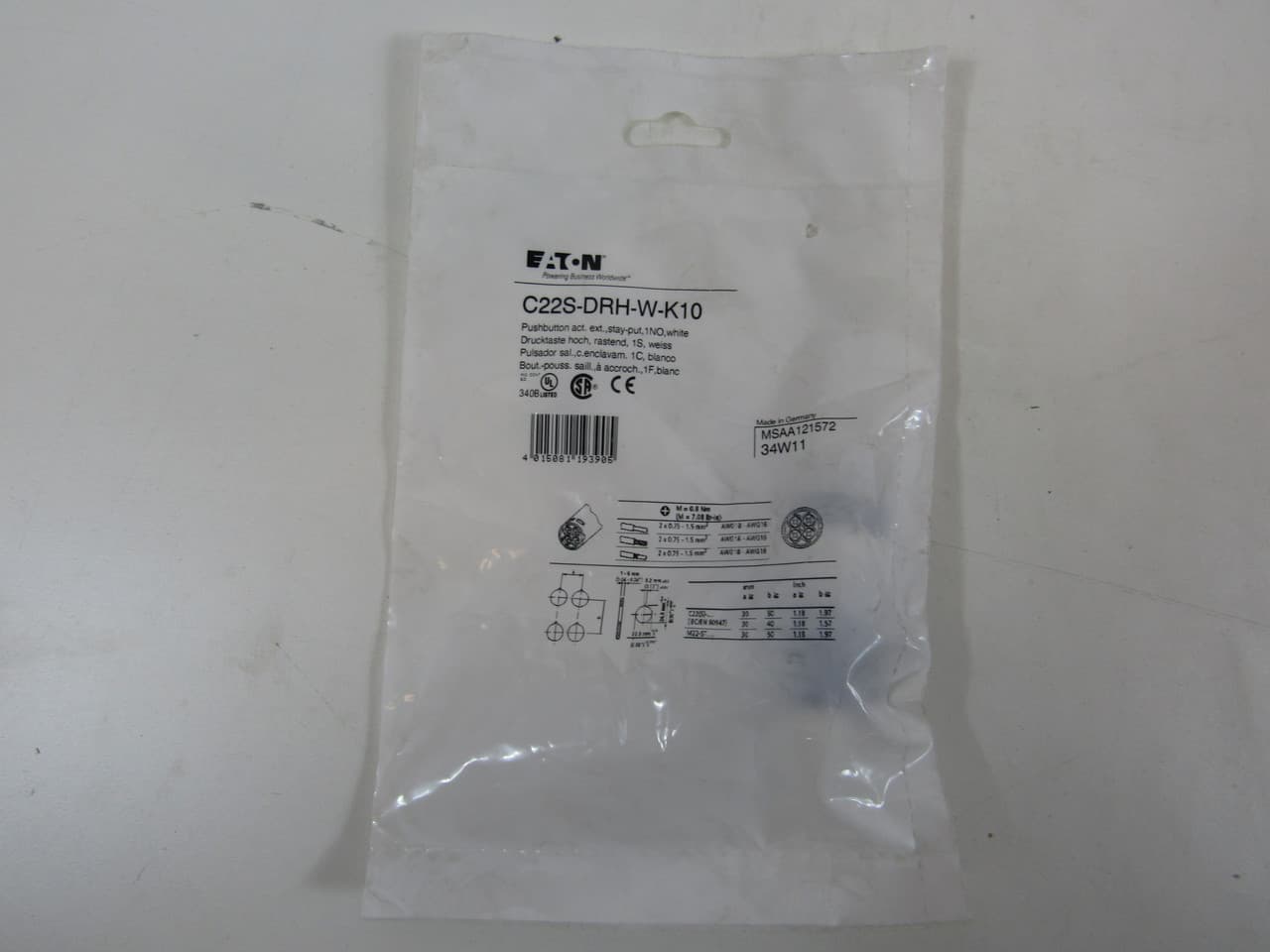 C22S-DRH-W-K10 on Advantage Electric Supply