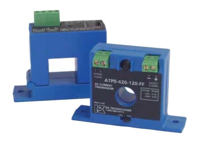 NK Technologies ATP1-005-120-FF Powered Current Transducer, Solid-Core, 120 VAC Powered, 0-10, 0-20 & 0-50 Amp Ranges, Front Terminals, 0-5 VDC ATP1-005-120-FF on Advantage Electric Supply
