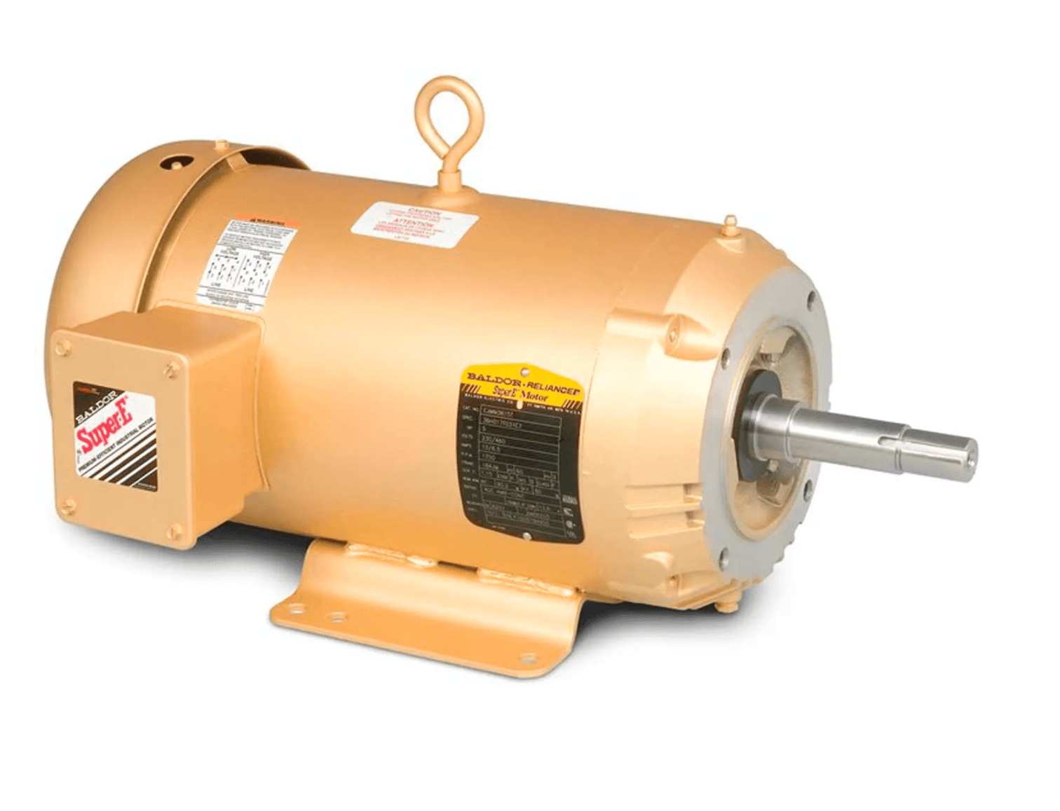 Baldor Electric Company JPM3212T Baldor-Reliance Motor VEJMM3218T, 5HP, 1750RPM, 3PH, 60HZ, 184JM, 3639M, ODTF, F1 JPM3212T on Advantage Electric Supply