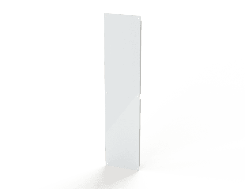 Saginaw Control SCE-72SMP14 Subpanel, Side Mount, Height:60.00", Width:14.00", Depth:0.88", Powder Coated White SCE-72SMP14 on Advantage Electric Supply