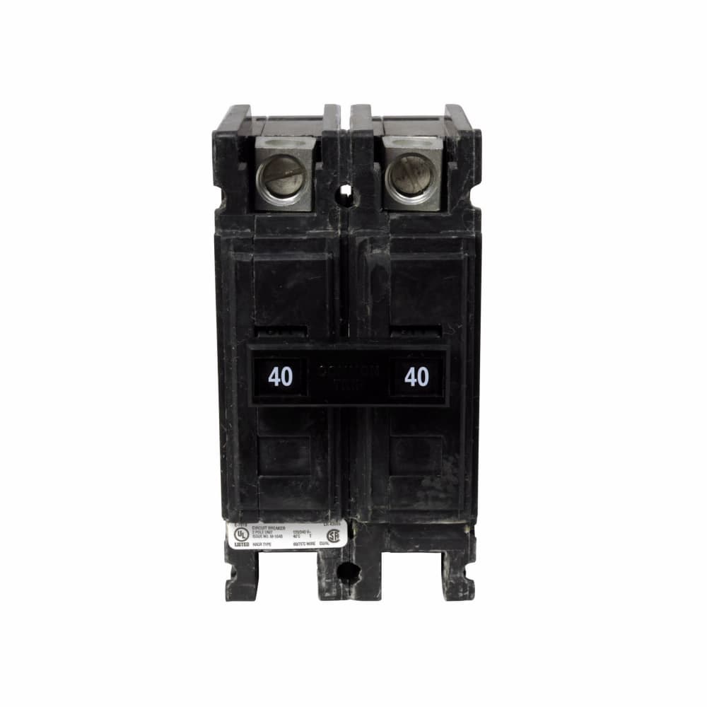 Eaton QCHW2045H Eaton Quicklag Type QCHW Industrial Thermal-Magnetic Circuit Breaker,Industrial miniature circuit breaker,45 A,22 kAIC,Two-pole,240 V,Thermal-magnetic,Cable-in,QCHW QCHW2045H on Advantage Electric Supply
