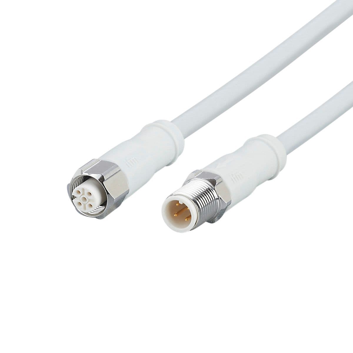 ifm Electronic EVF493 Connection cable, For use in sanitary and wet areas in the food industry, System: Free from silicone; Halogen-free; gold-plated contacts; Drag chain suitability, Application: sanitary and wet areas in the food industry, Free from silicone: yes EVF493 on Advantage Electric Supply