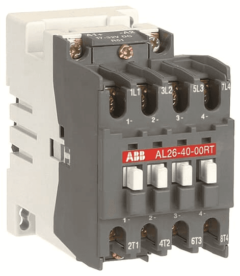 ABB Control AL26-40-00RT-81 AL26-40-00RT-81 ABB Control - AL26-40-00RT 24V DC CONTACTOR AL26-40-00RT-81 on Advantage Electric Supply