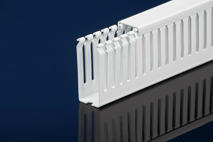 IBOCO T1E-1030WA Wiring Duct 1 x 3 - White - With Adhesive T1E-1030WA on Advantage Electric Supply