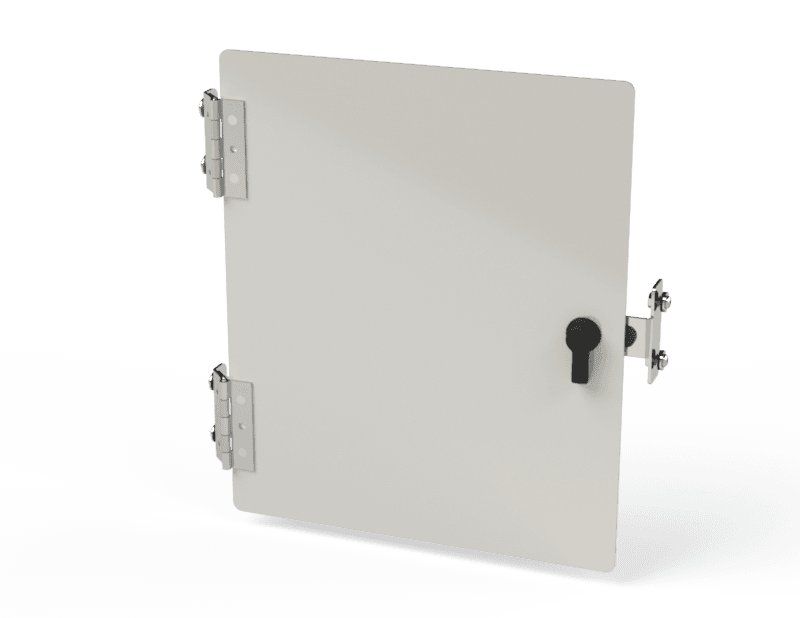 Saginaw Control SCE-DFJ1412 Panel, Dead Front (ELJ & CH), Height:12.50", Width:10.50", Depth:0.08", Powder coated white inside and out. SCE-DFJ1412 on Advantage Electric Supply