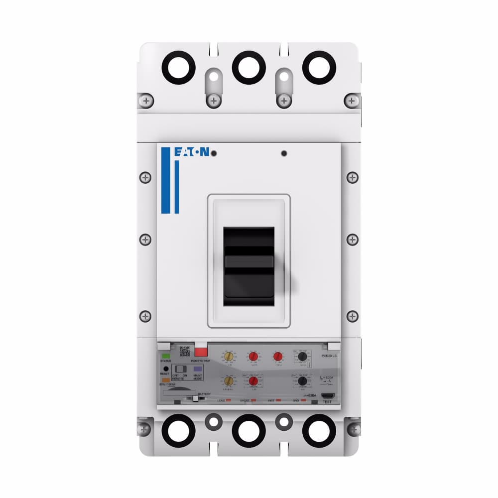Eaton PDG32NH250E4CN Eaton Power Defense molded case circuit breaker, Globally Rated, Frame 3, Two Pole, 250A High Override, 85kA/480V, PXR20 ARMS LSI w/ CAM Link and Relays, No Terminals PDG32NH250E4CN on Advantage Electric Supply
