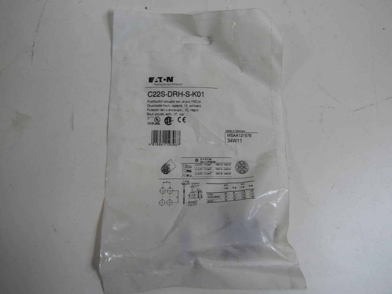 C22S-DRH-S-K01 on Advantage Electric Supply