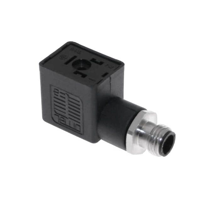 Mencom VBN-089-3501 Solenoid Valve Connectors, Receptacle, 3 Pole, Form B 10mm, with 5 Pole M12 Male Straight, 250V, 4A, ground oppostie VBN-089-3501 on Advantage Electric Supply