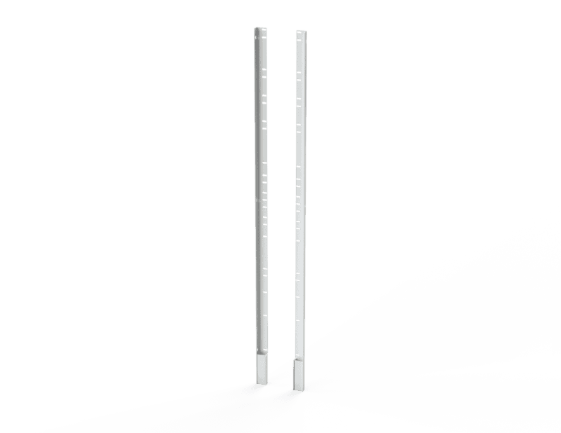 Saginaw Control SCE-90FSHDPS Panel Support Heavy Duty, Height:87.25", Width:2.50", Depth:1.50", Powder coated white. SCE-90FSHDPS on Advantage Electric Supply