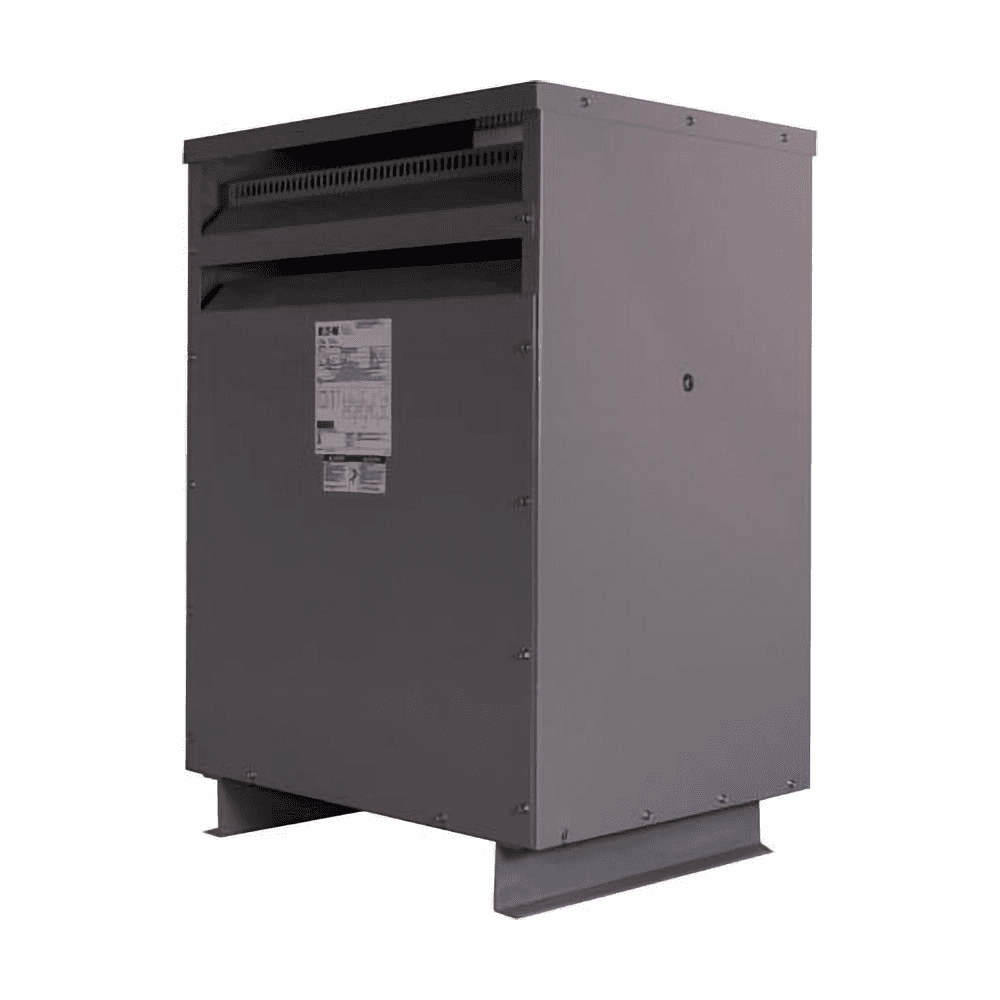 Eaton V48M28T33CUEELS52 V48M28T33CUEELS52 Eaton - Eaton General purpose ventilated transformer, DT-3 (3-phase), PV 480V, Taps: 2 at +2.5% /4 at -2.5%, SV 208Y/120V, 150°C rise w/ 200°C insulation systeam, 300 kVA, Copper windings, EE, LS52 V48M28T33CUEELS52 on Advantage Electric Supply