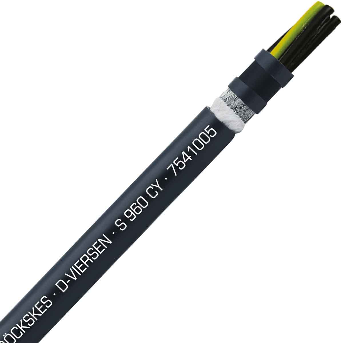 SAB 7541005 S 960 CY - 10 AWG/5c, shielded oil resistant continuous flex PVC control cable, UL, CSA, CE,RoHS 7541005 on Advantage Electric Supply